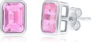 SIMONA Birthstone Cubic Zirconia Stud Earrings