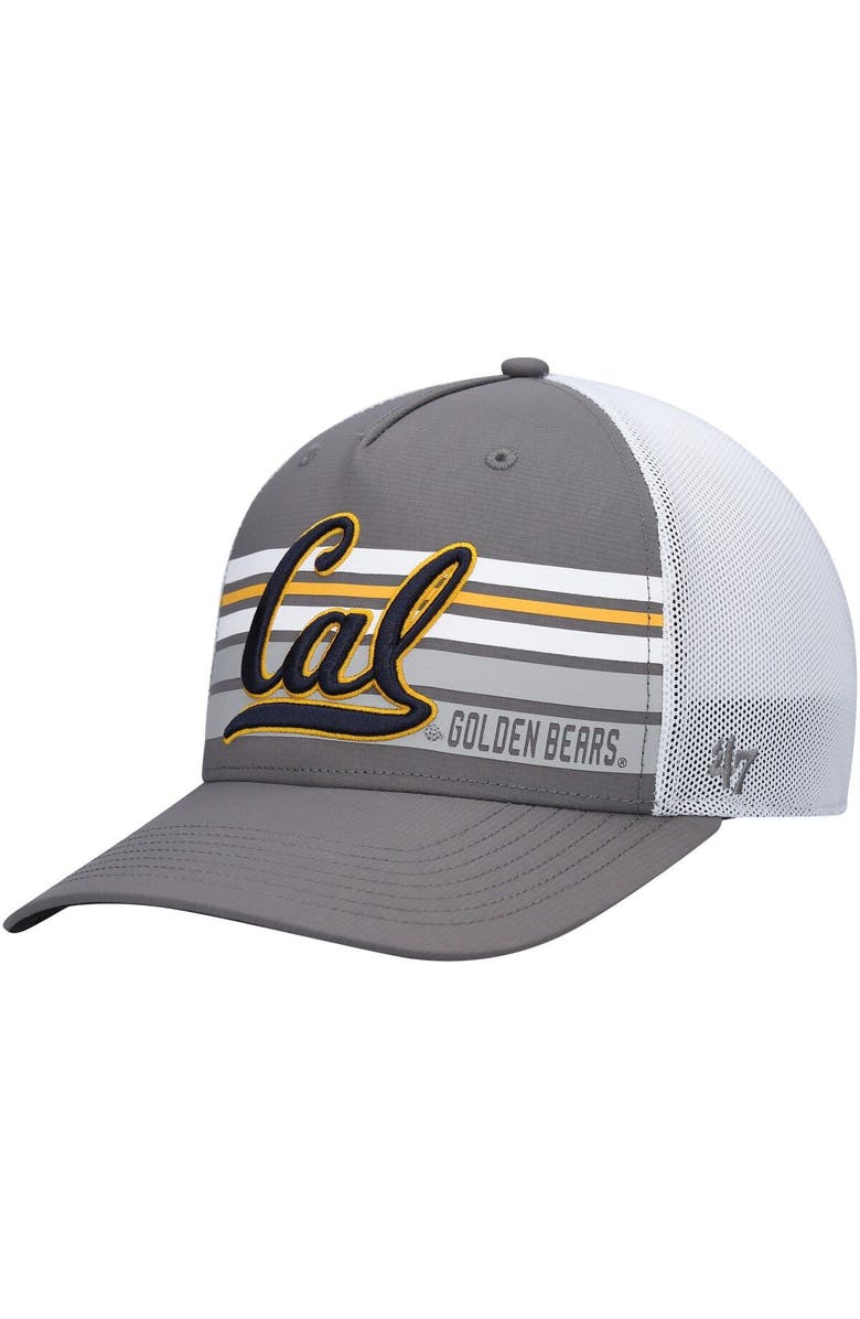 '47 Men's '47 Charcoal Cal Bears Brrr Altitude Trucker Adjustable Hat, Main, color, 