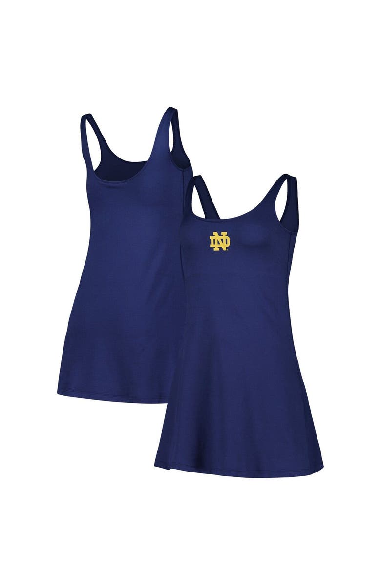 ZOOZATZ Women's ZooZatz Navy Notre Dame Fighting Irish Logo Scoop Neck Dress, Main, color, 