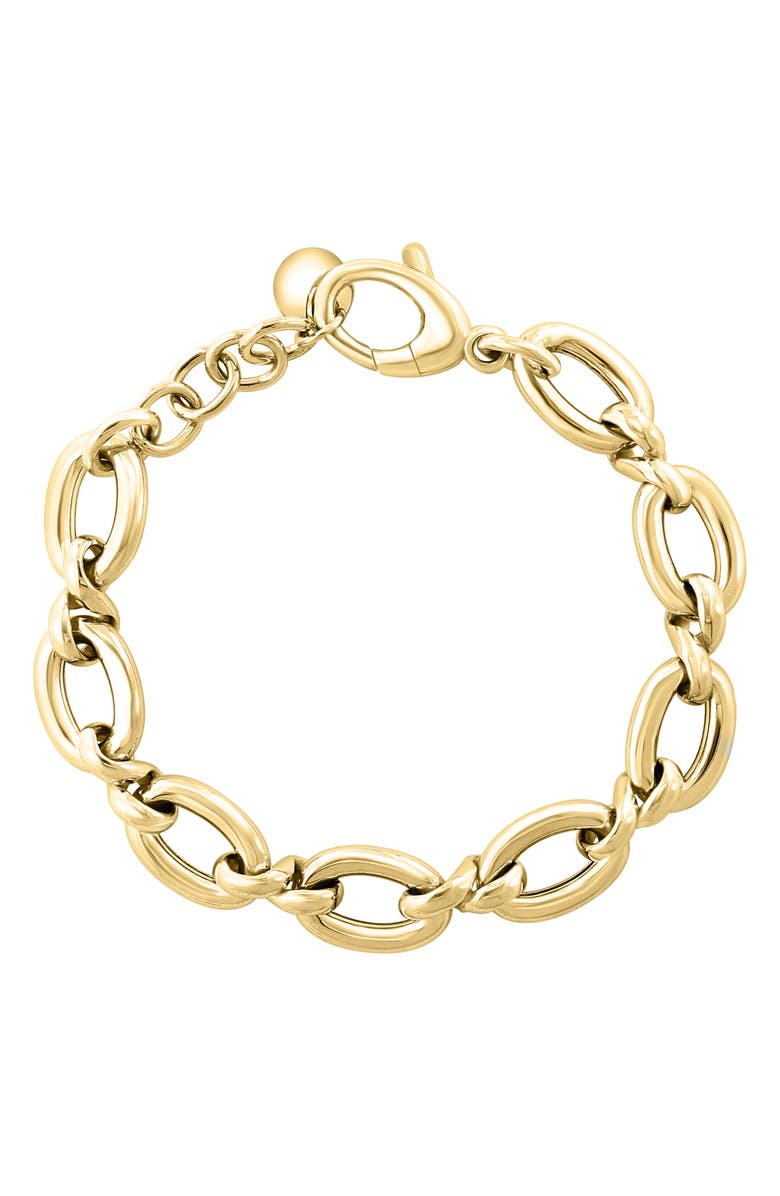 EFFY Oval Link Bracelet, Alternate, color, Gold