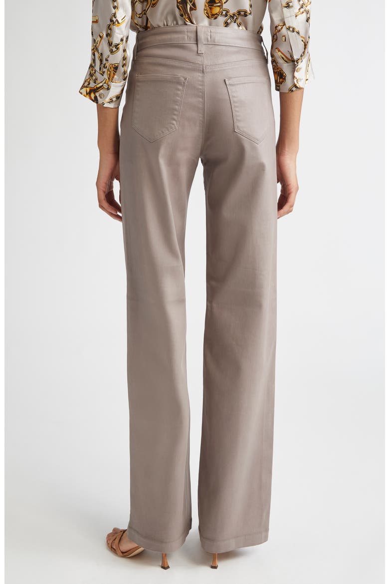 Clayton High Waist Wide Leg Pants, Alternate, color, DRIFTWOOD COATED