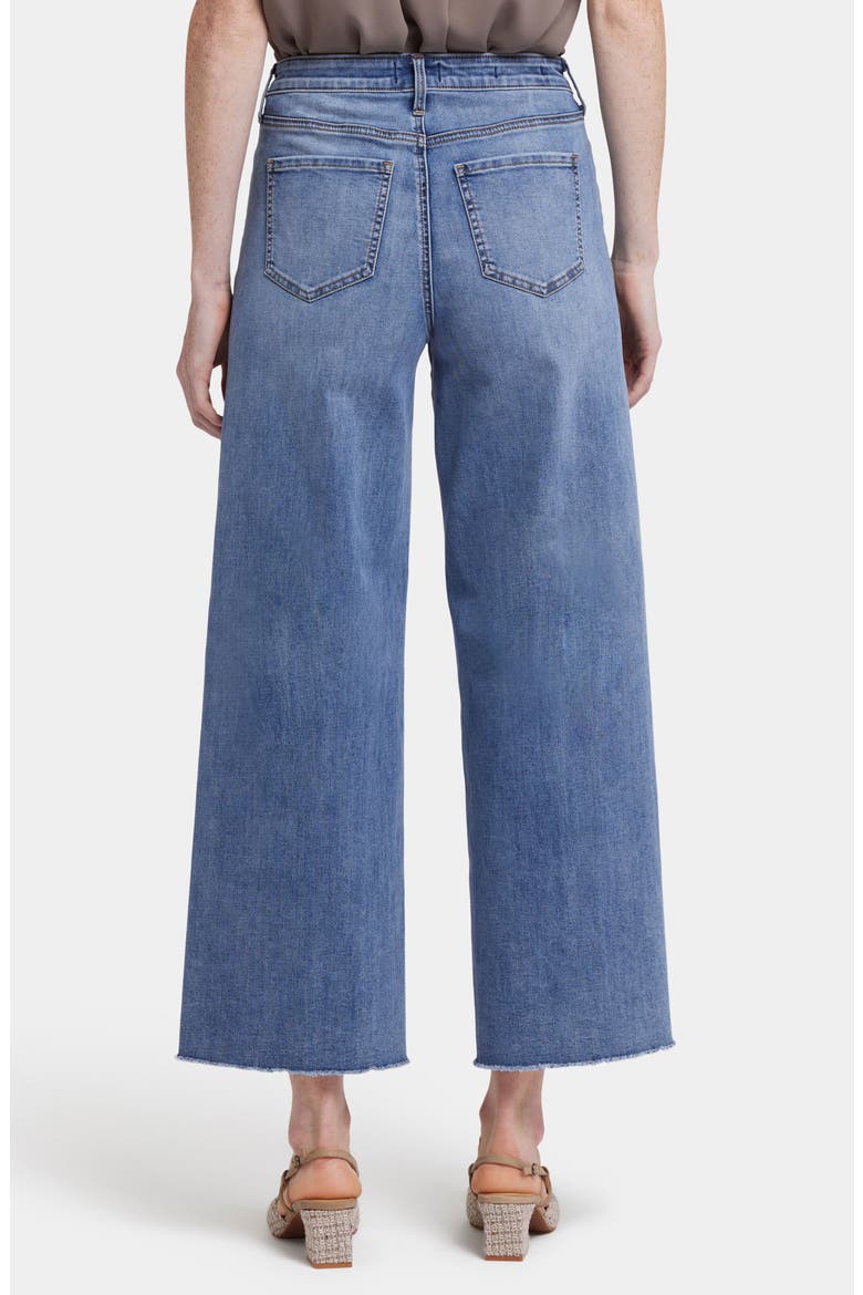 Brodi Cool Embrace® Frayed High Waist Ankle Wide Leg Jeans, Alternate, color, BARCELONA BREEZE