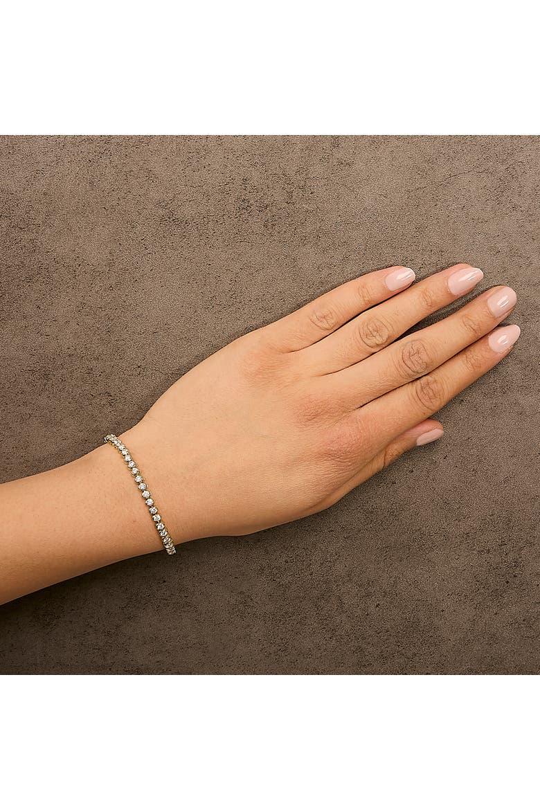 10K Yellow Gold 4.0 Cttw Lab Grown Diamond Tennis Bracelet, Alternate, color, Yellow Gold