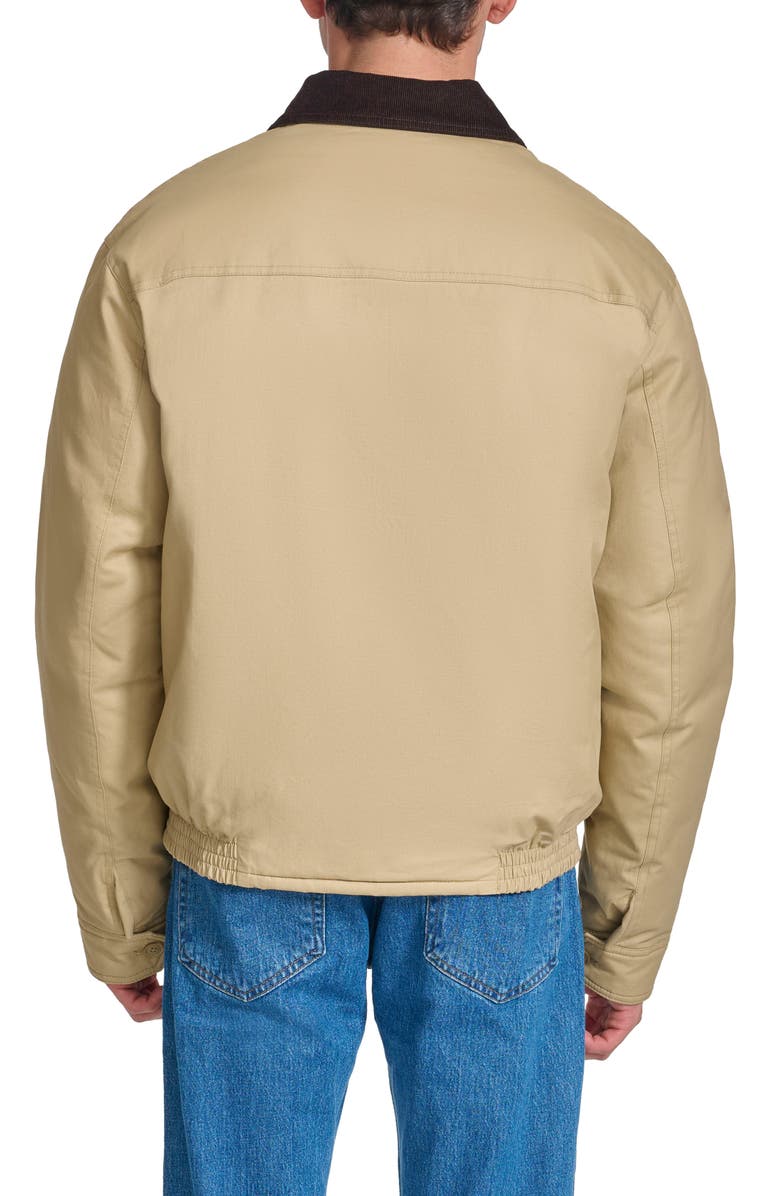 Dockers<sup>®</sup> Padded Corduroy Collar Cotton Bomber, Alternate, color, Harvest Gold