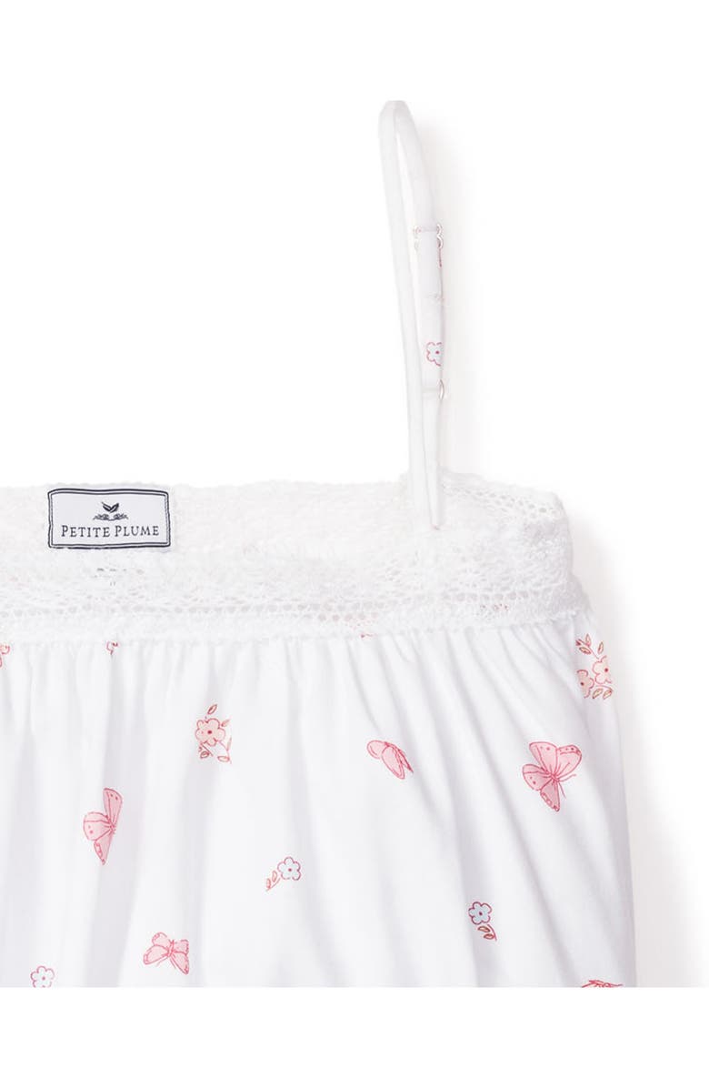 Petite Plume Kids' Lily Butterfly Nightgown, Alternate, color, White