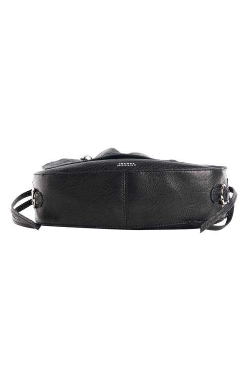 Isabel Marant Bolton Bubble Pebbled Leather Hobo Bag In Black
