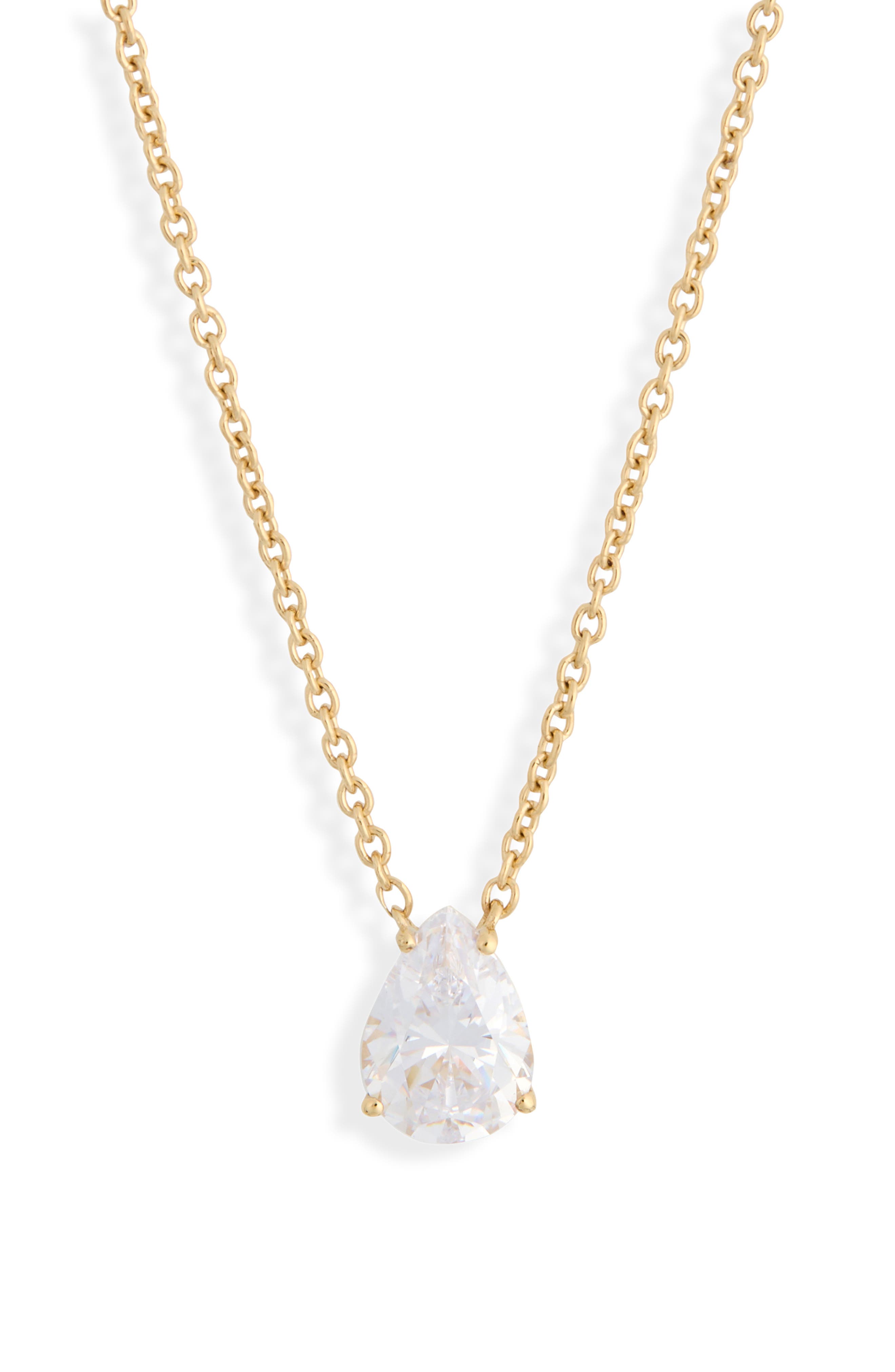 Modern Love Cubic Zirconia Pendant Necklace