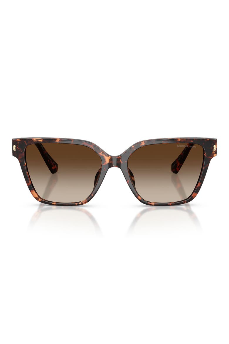 Piedmont 56mm Square Sunglasses, Main, color, DARK TORTOISE / SMOKE GRADIENT