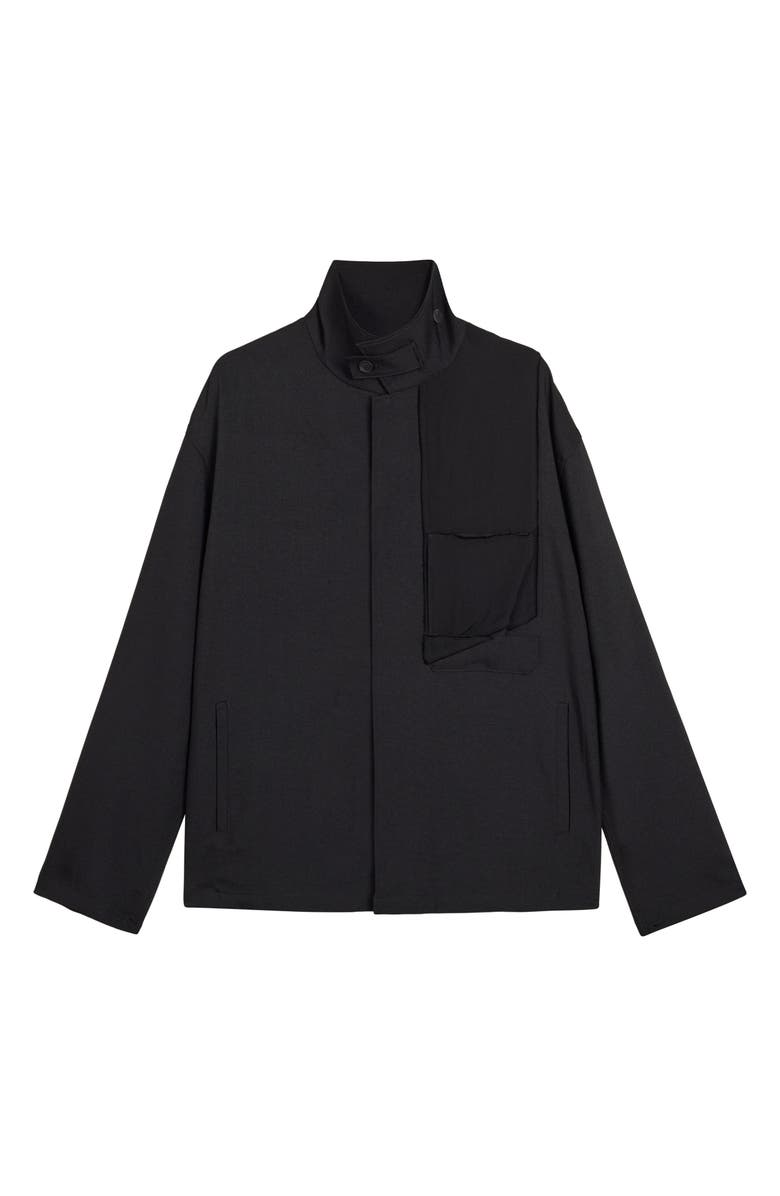 Y-3 Twill Utility Jacket, Alternate, color, Black