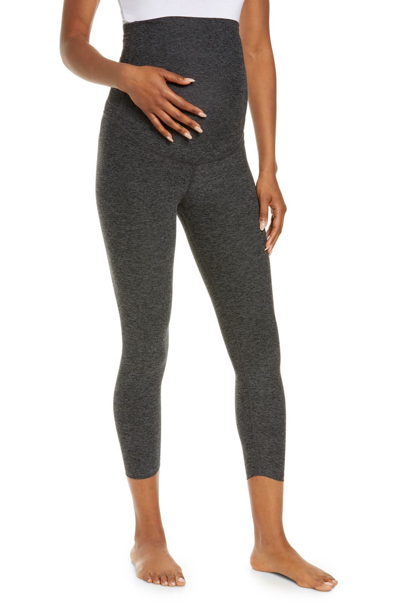 Beyond Yoga Love the Bump Maternity Capri Leggings, Main, color, 