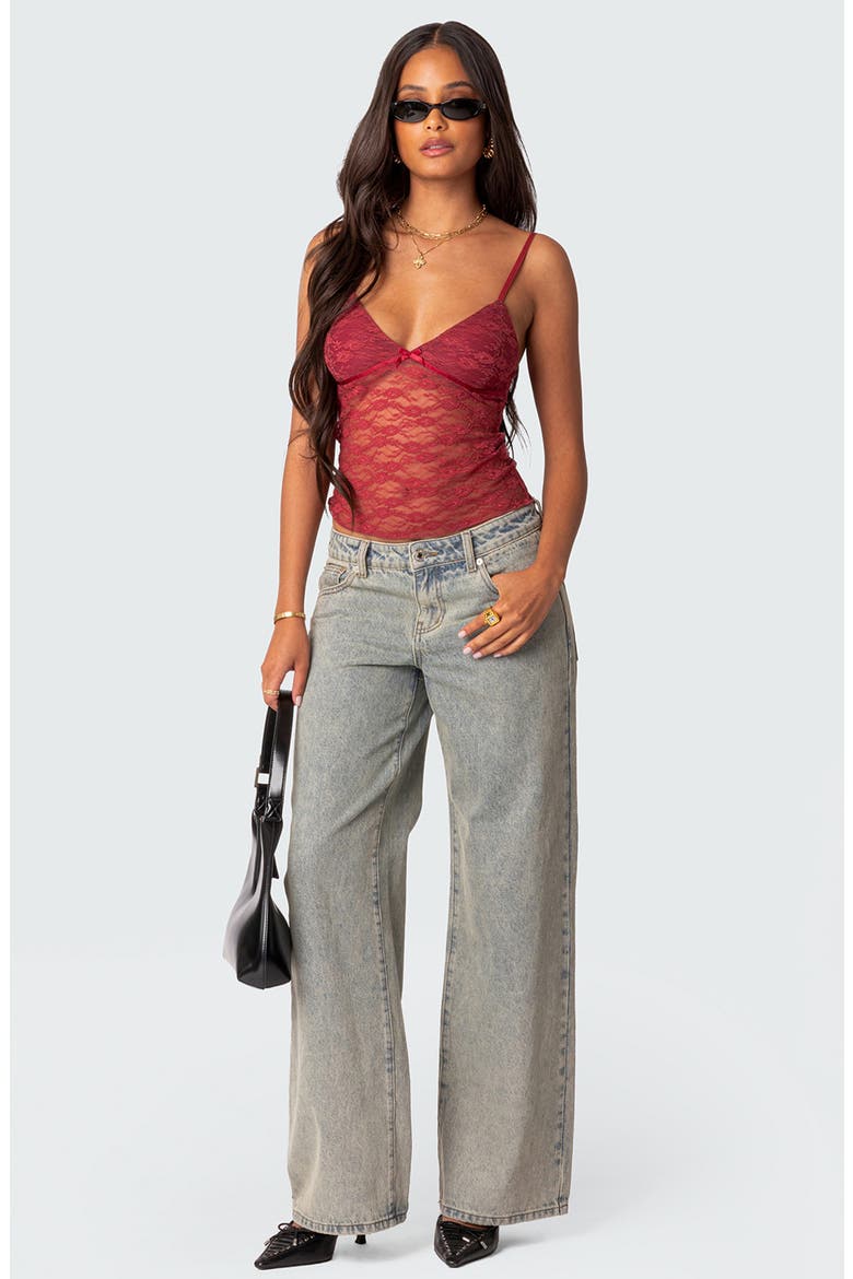 Eira Lace Camisole, Alternate, color, BORDU