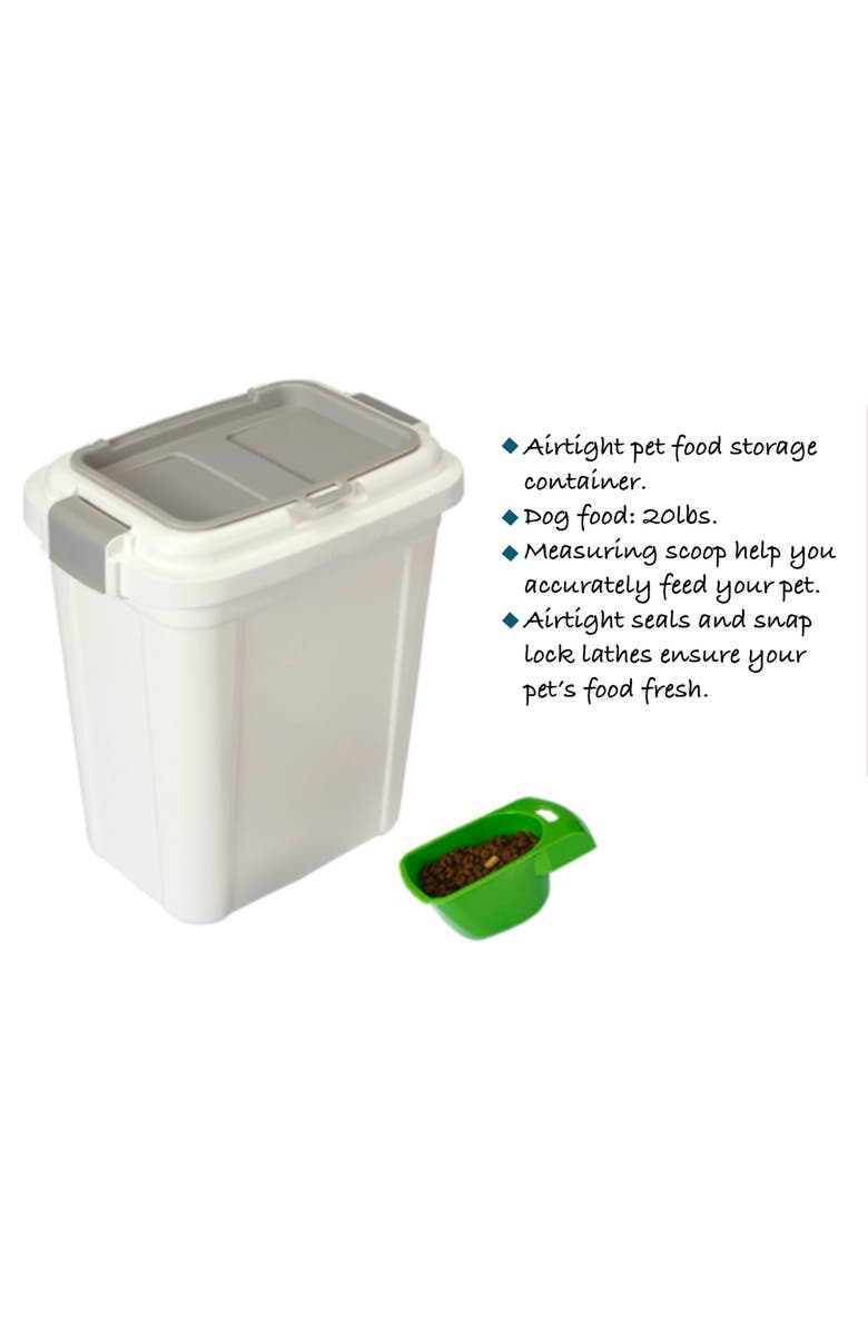 Ashfield & Harkness Airtight Pet Food Storage Container, Alternate, color, Multicolored