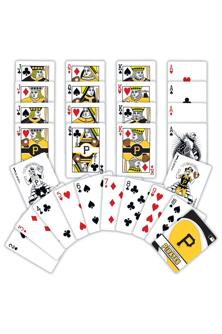 Pittsburgh Pirates Playing Cards, Alternate, color, Multicolor