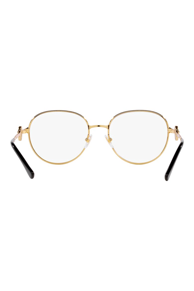 54mm Round Optical Glasses, Alternate, color, GOLD