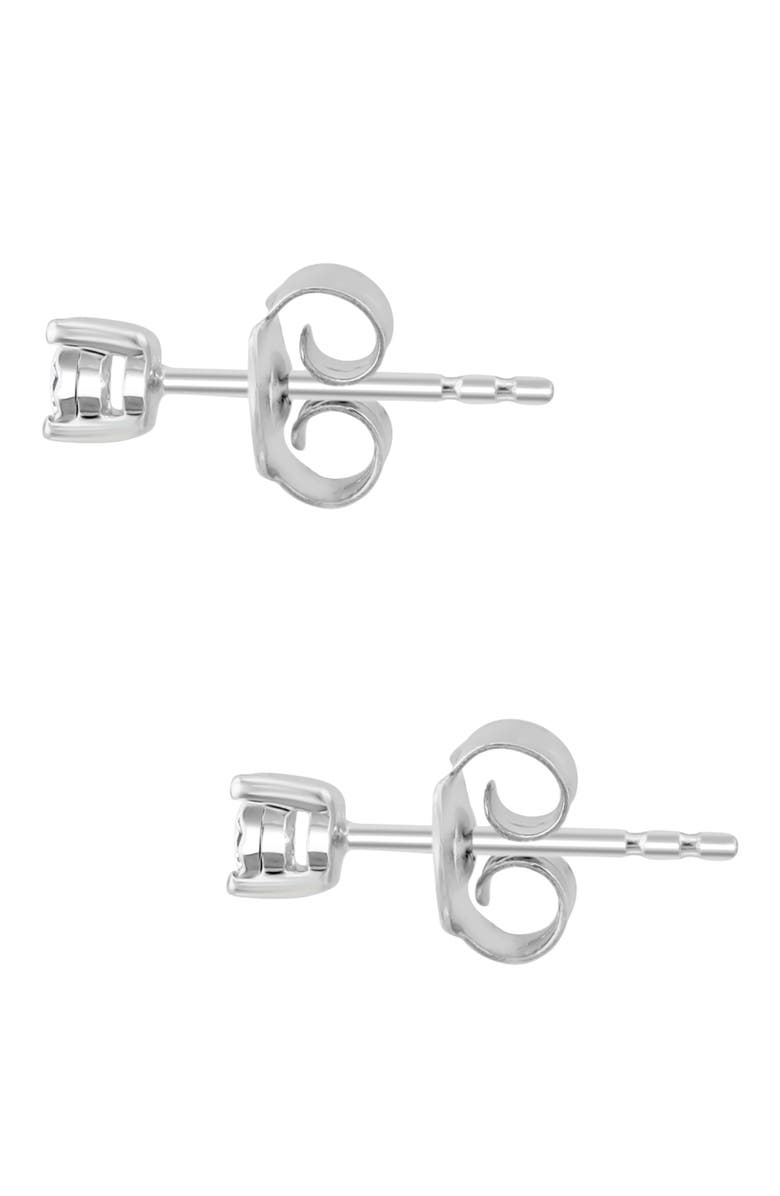 EFFY Sterling Silver Round Lab Created Diamond Stud Earrings - 0.10ct., Alternate, color,