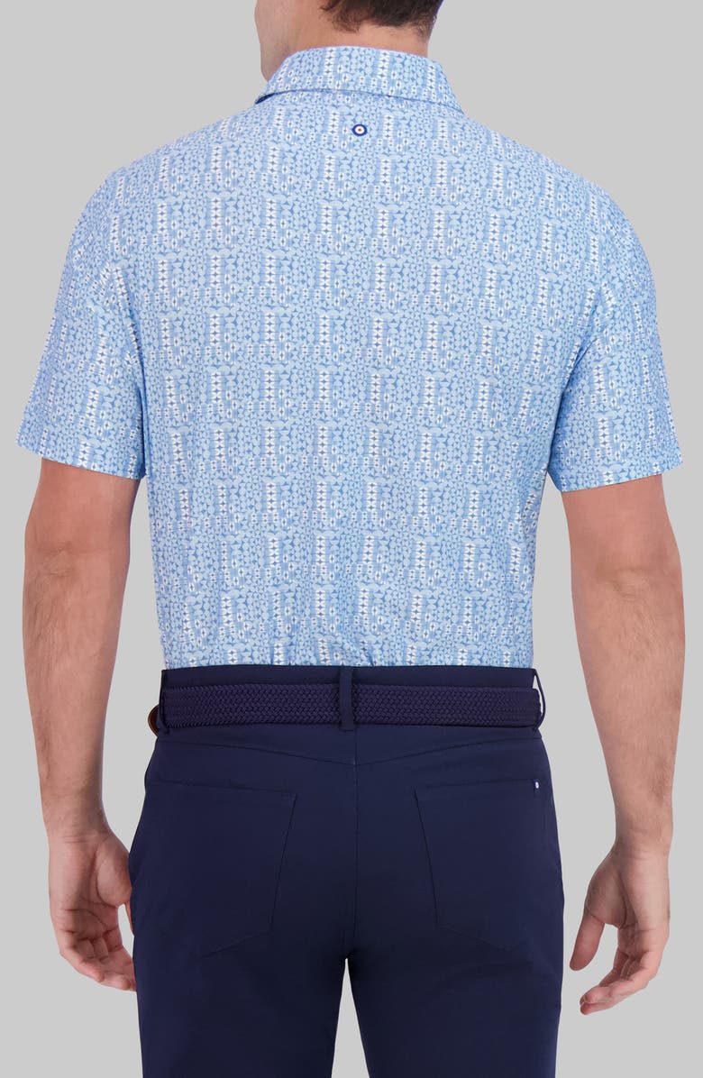 Ben Sherman Watercolor Geo Performance Golf Polo, Alternate, color, 