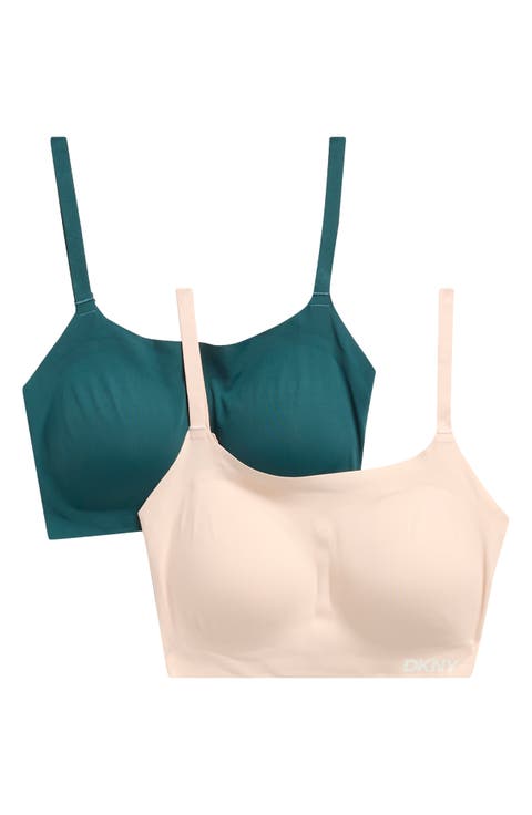 2-Pack Laser Cut Scoop Bralettes
