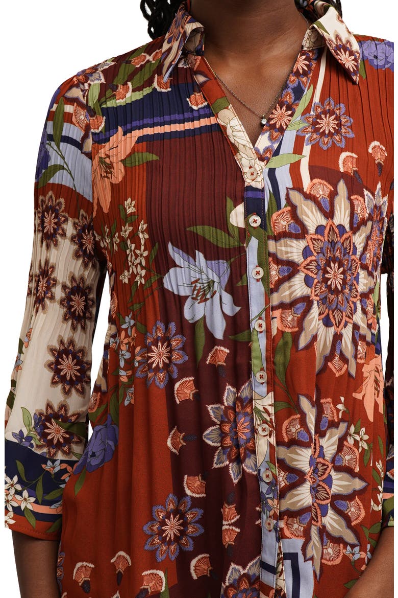 Release Pleat Button Front Blouse, Alternate, color, ALISA