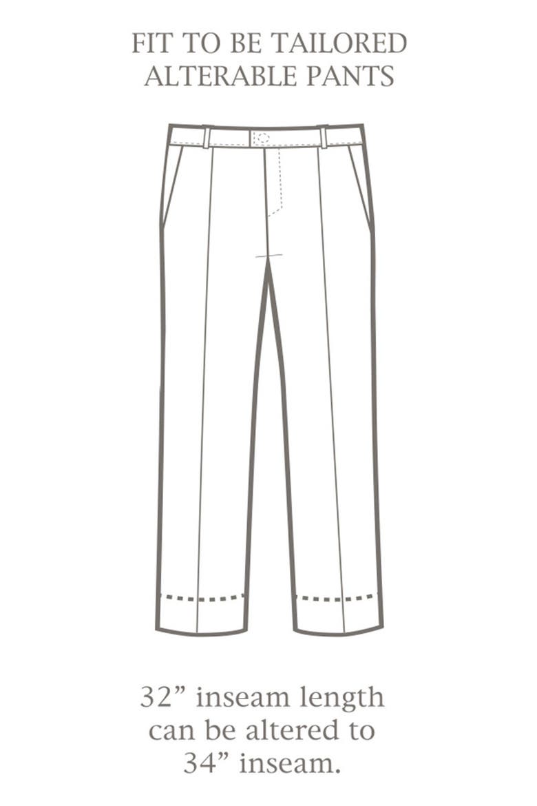 Big & Tall Perfect Fit Waist-Relaxer Flat-Front Suit Pants, Alternate, color, CHARCOAL