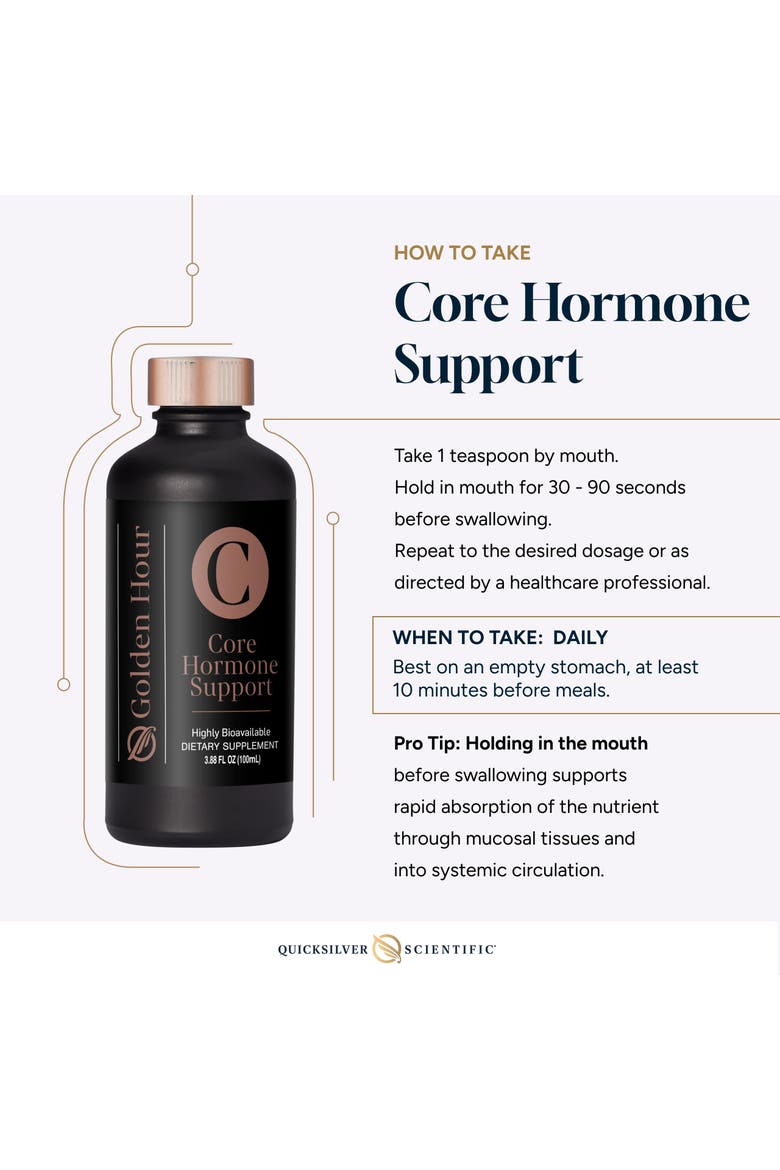 Core Hormone Support Liposomal Daily Adaptogenic Supplement, Alternate, color, None