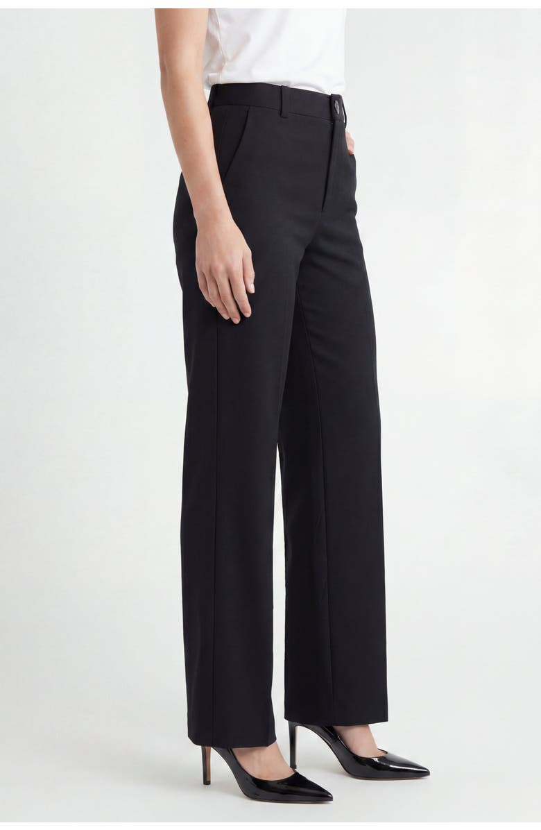 Solomon & Sage Women's Classic High Waist Wide Leg Pants, Alternate, color, Black