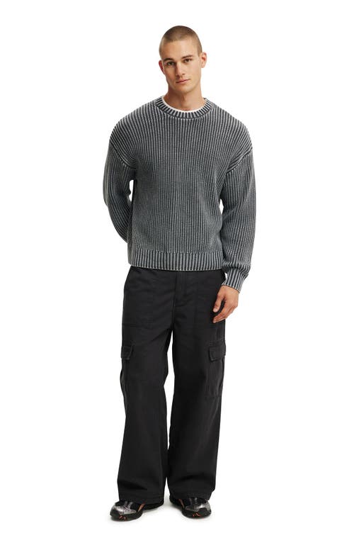 Cotton On Axel Super Baggy Cargo Pant In Black