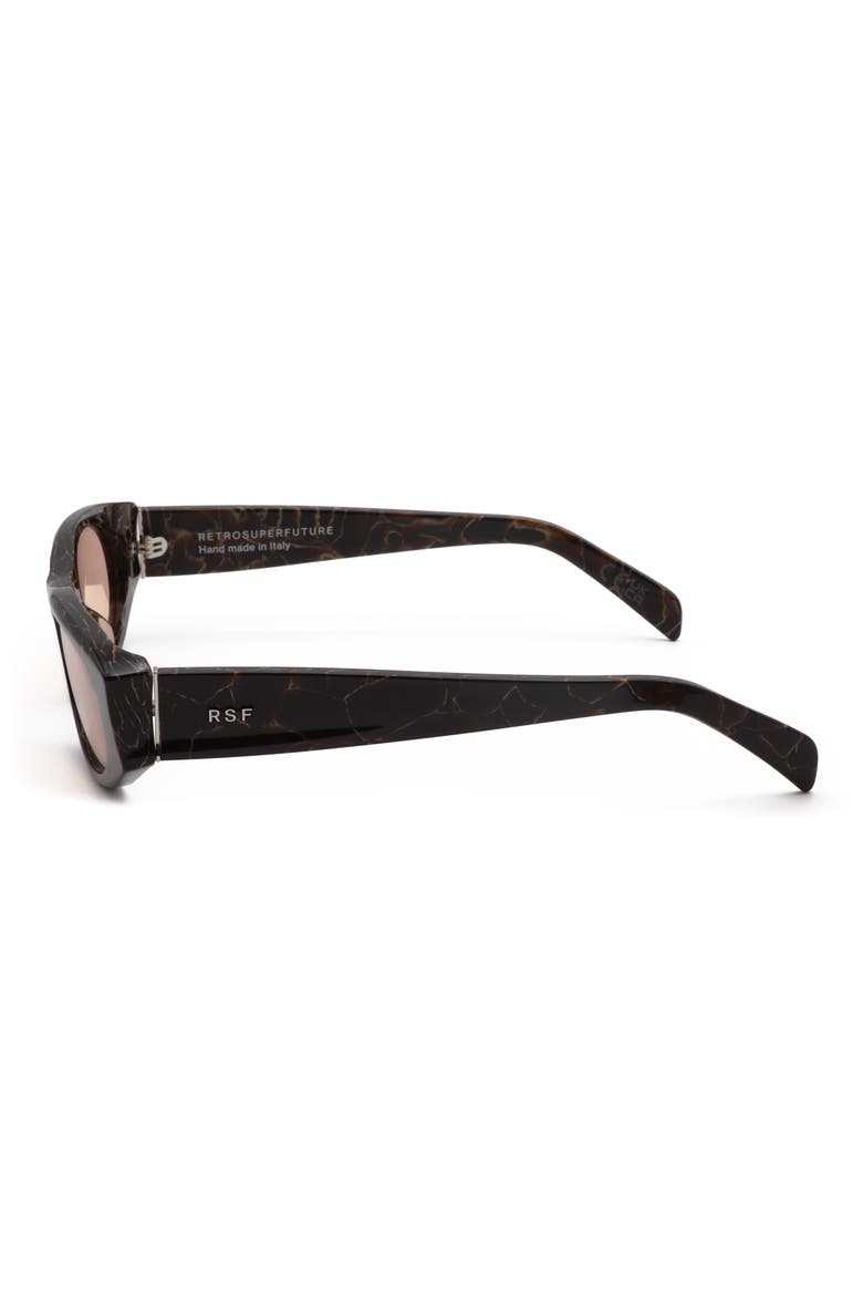 54mm Square Sunglasses, Alternate, color, BROWN/ BROWN