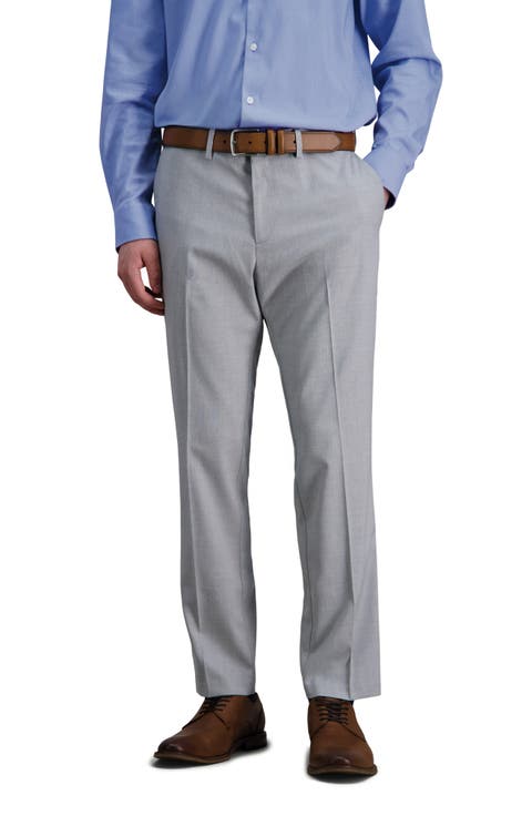 Slim Fit Sharkskin Pants