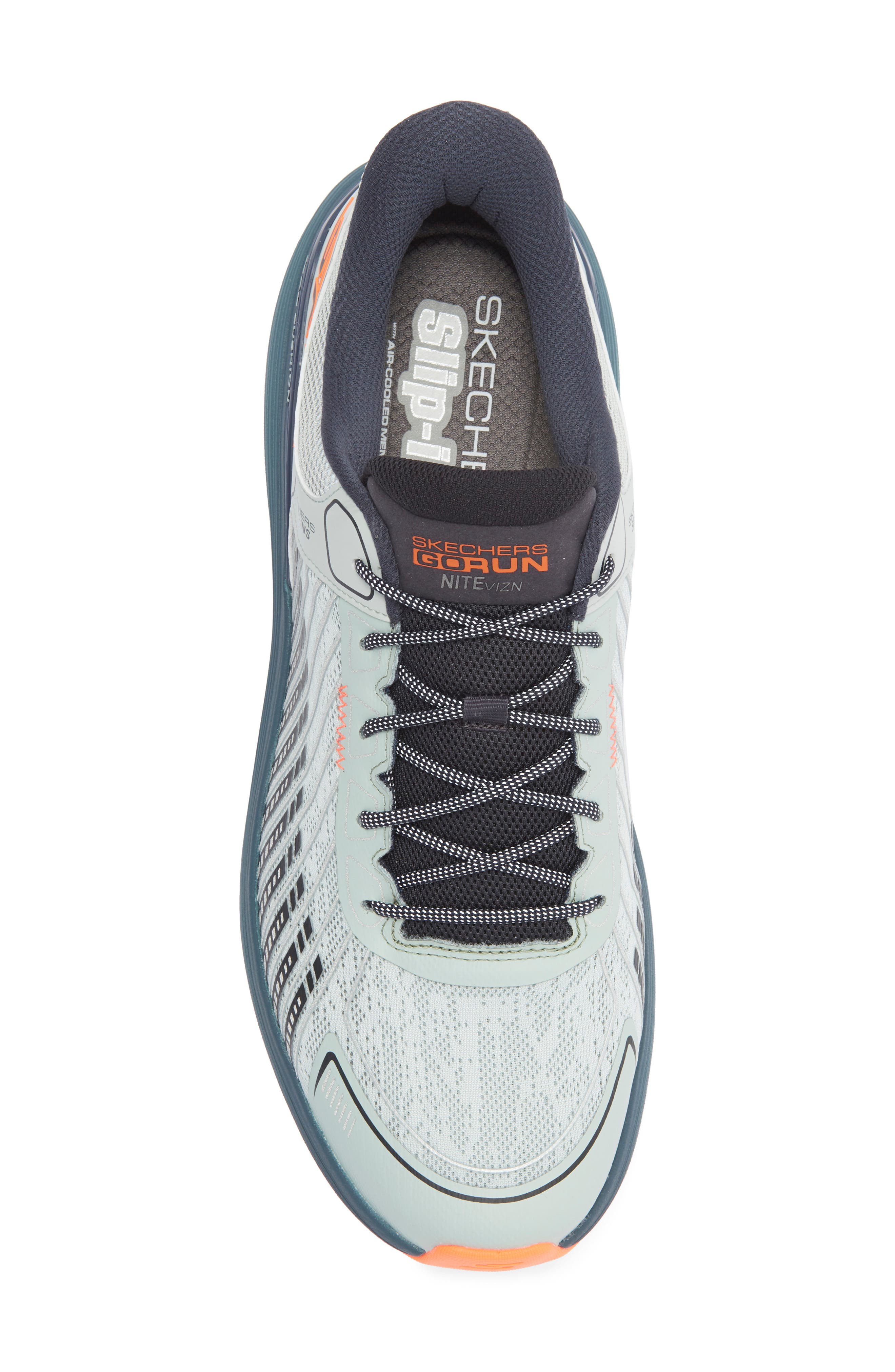 SKECHERS Slip-Ins<sup>™</sup> Go Run Nite Vizn Max Cushion Sneaker, Alternate, color, Gray Multi