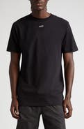 Off-White Embroidered Arrow Cotton T-Shirt