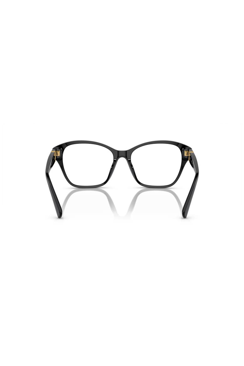 53mm Square optical glasses, Alternate, color, Black