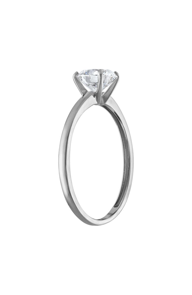 FZN 14K Gold Lab Grown Diamond Ring, Alternate, color, Silver