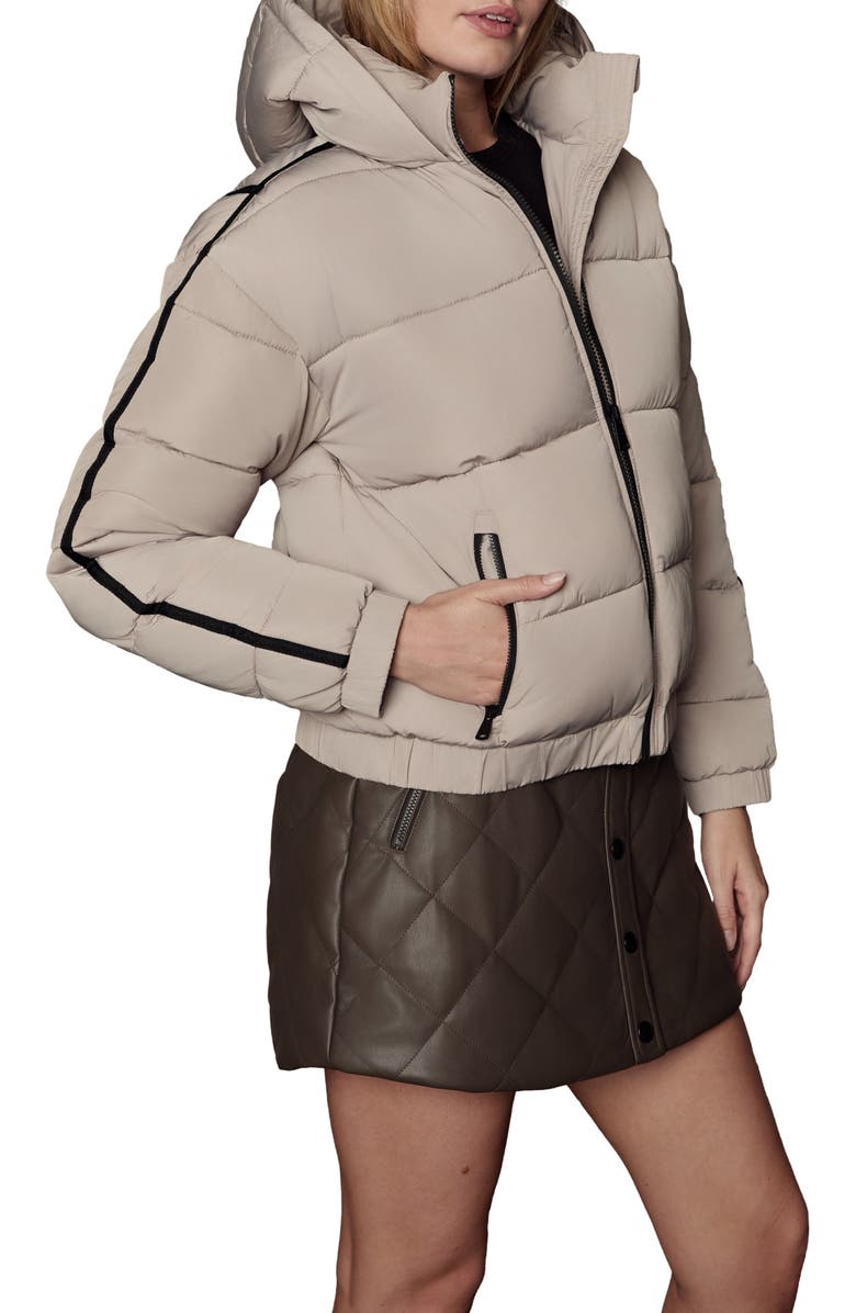 Alp N Rock Whitney Water Repellent Hooded Puffer Jacket, Alternate, color, Stone