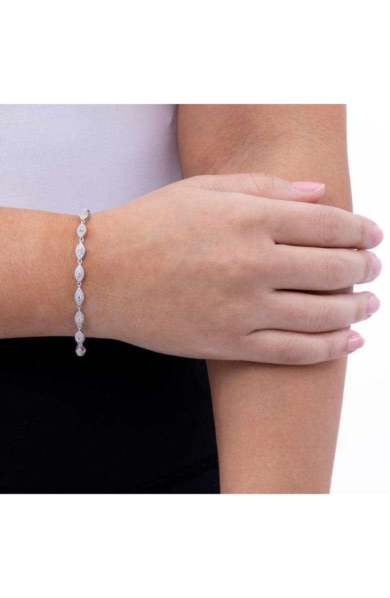 Anna Zuckerman House of Marquee Dainty Bracelet, Alternate, color, White Diamond Crystalline