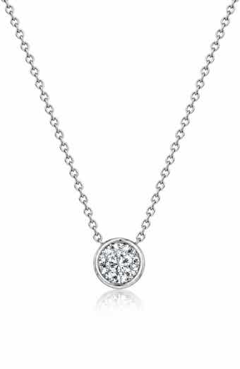 14K WG PLATED MOIS NECKLACE