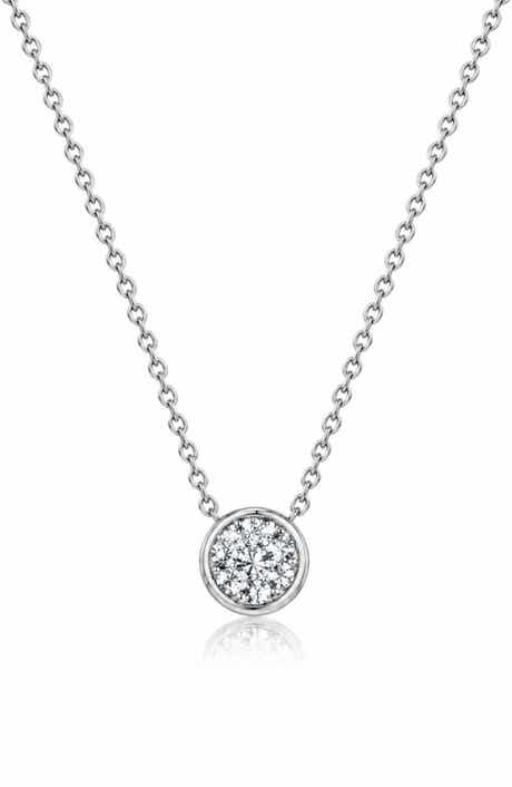 14K WG PLATED MOIS NECKLACE