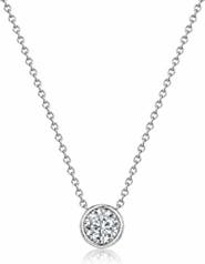 House of Frosted 14K WG PLATED MOIS NECKLACE