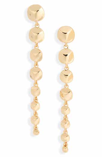 Cascading Linear Drop Earrings