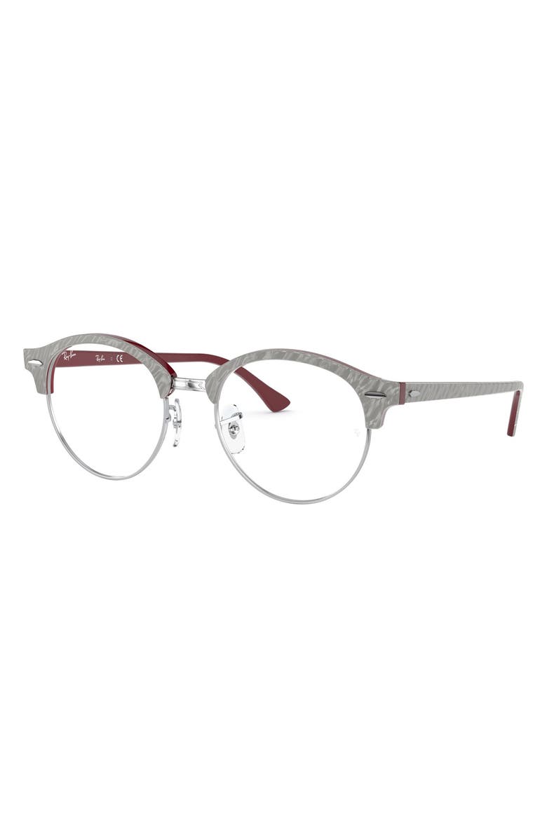 Ray-Ban 47mm Optical Glasses, Alternate, color, Top Grey