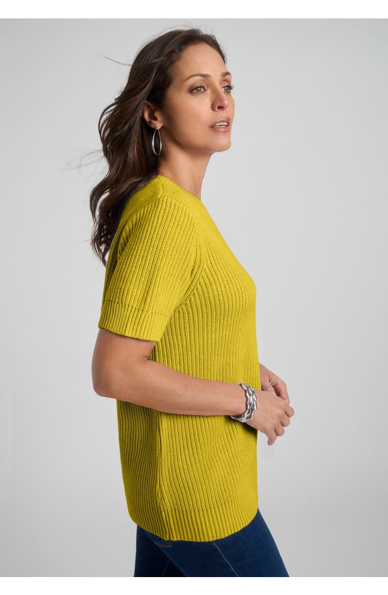 Jessica London Shaker Tee, Alternate, color, Golden Citrus