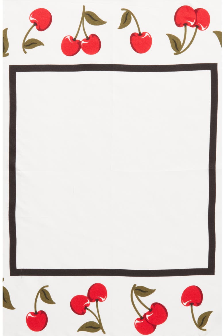 cherry silk bandana, Alternate, color, CREAM