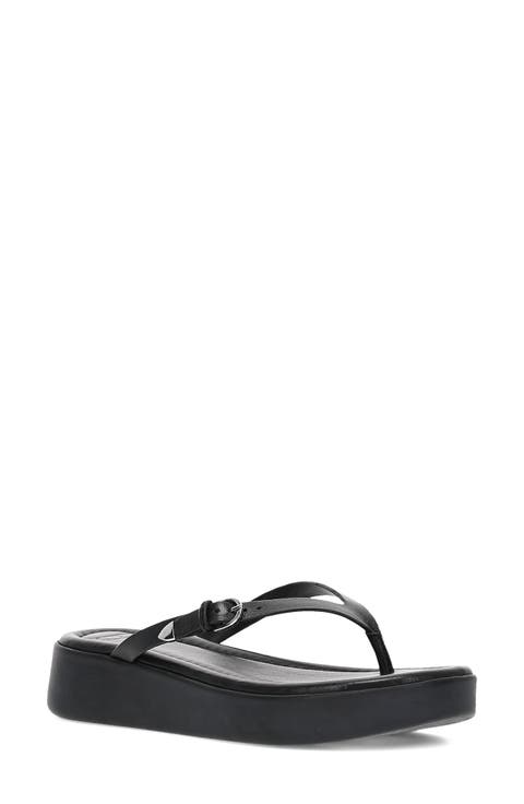 Maya Buckle Platform Flip Flop (Women)
