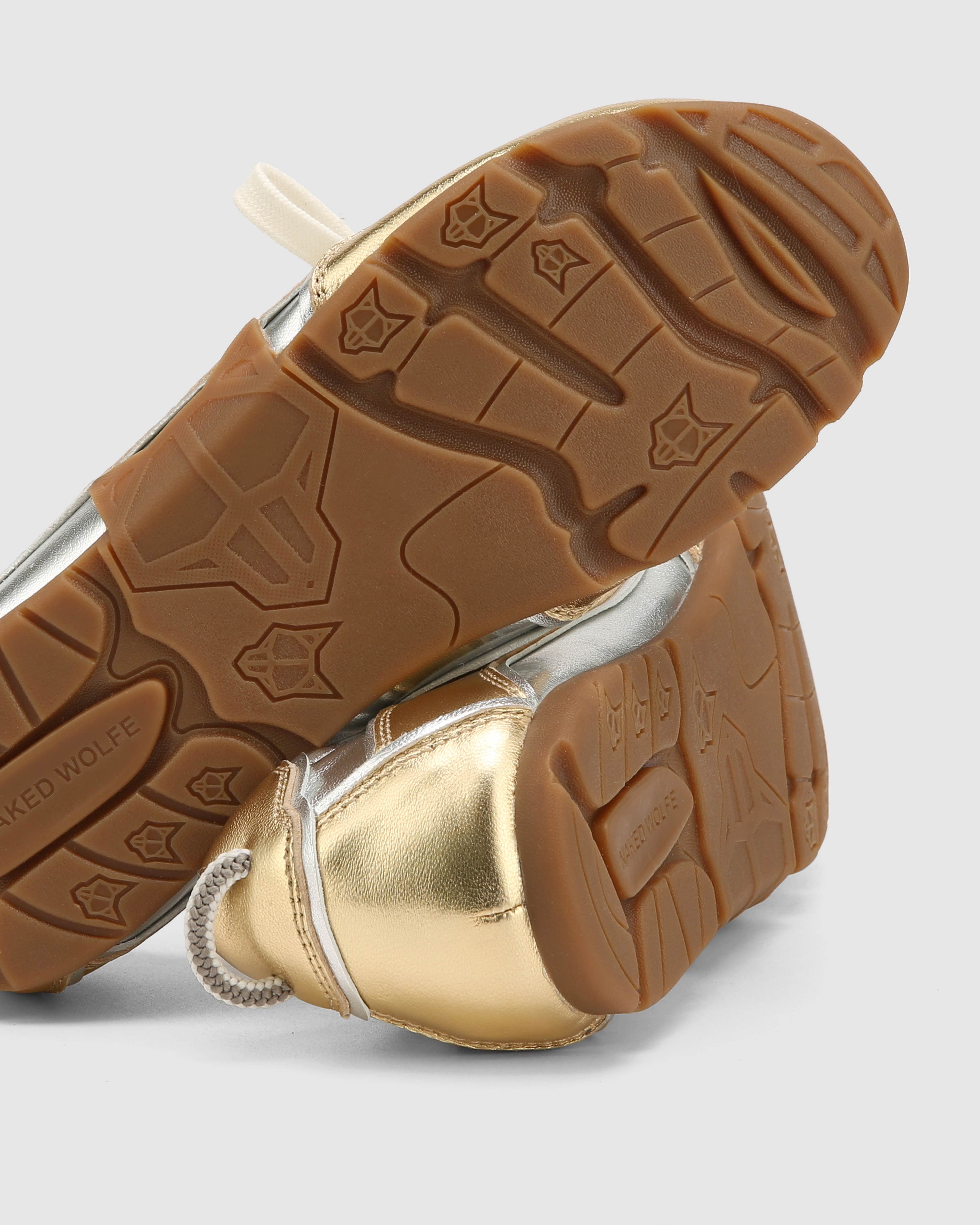 Naked Wolfe Absolute Flat, Alternate, color, Silver/Gold