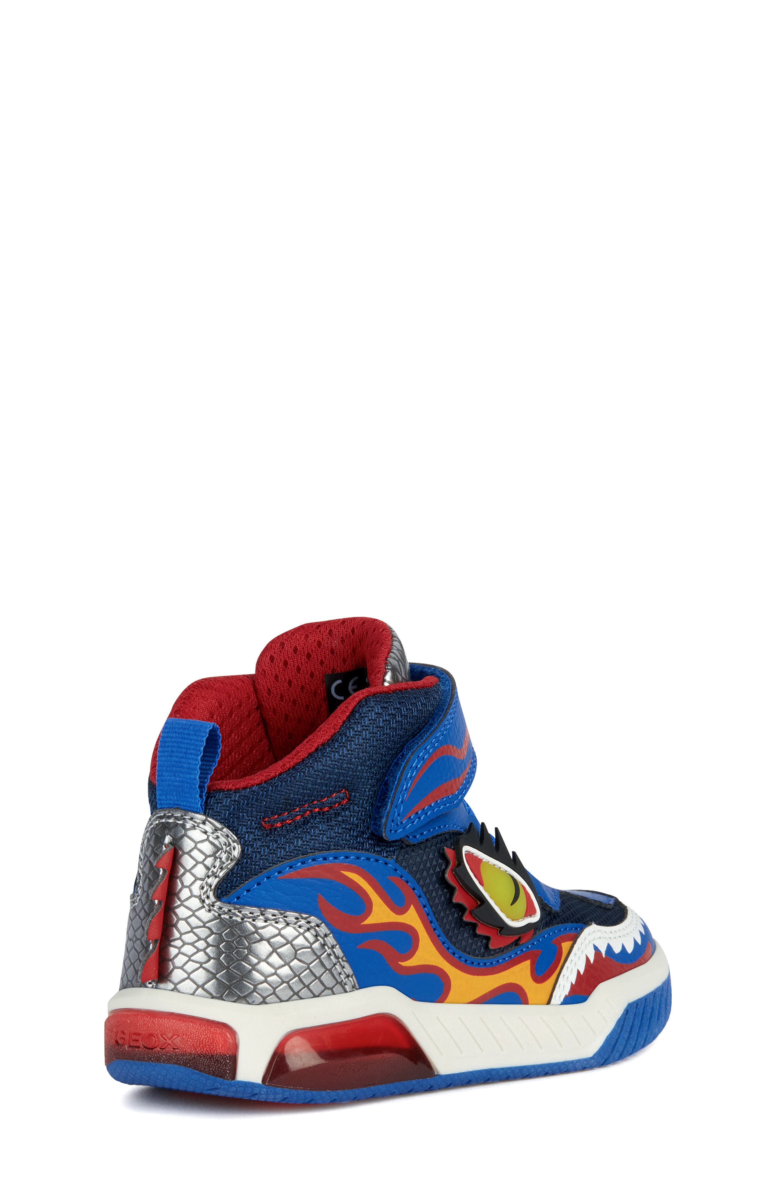 Geox Inek Dragon Light-Up Sneaker, Alternate, color, 