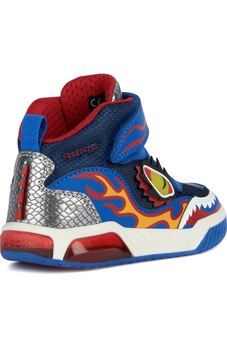 Geox Inek Dragon Light-Up Sneaker, Alternate, color,