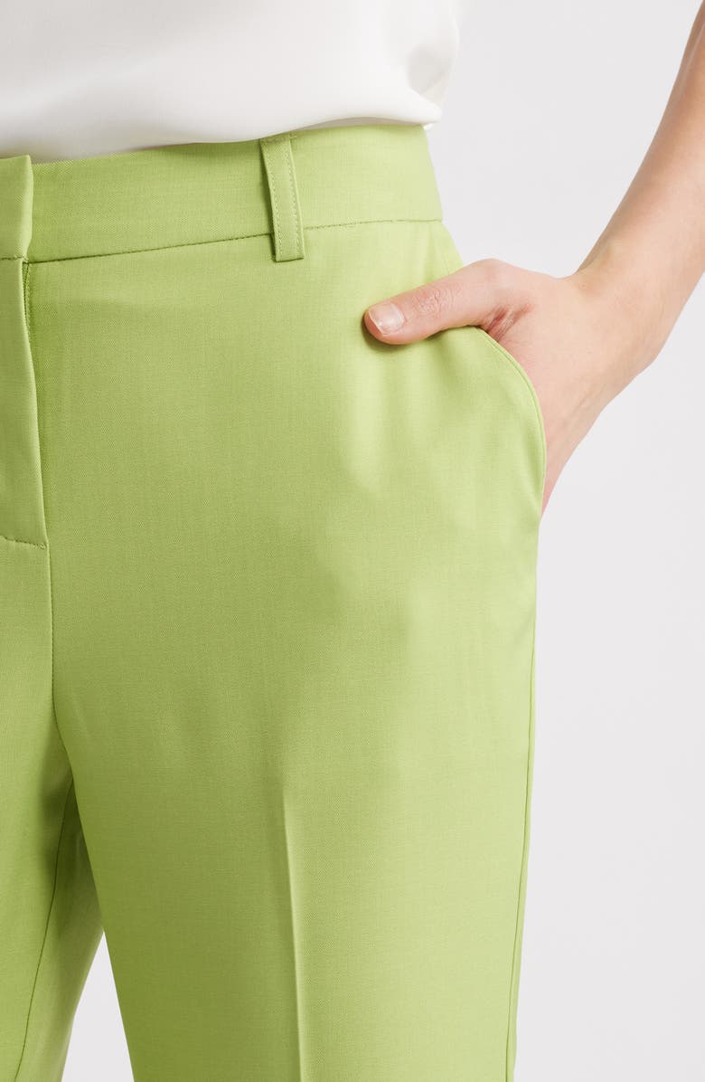 Tahari ASL Classic Straight Leg Pants, Alternate, color, Fern