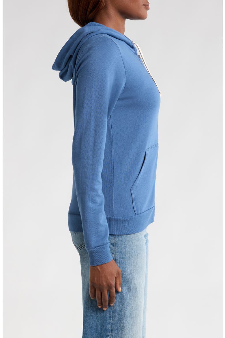 Afternoon Full Zip Hoodie, Alternate, color, FADED NAVY
