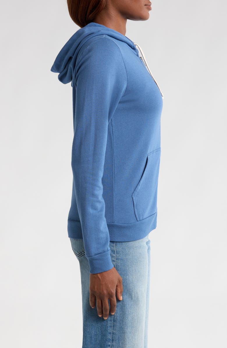 Marine Layer Afternoon Full Zip Hoodie, Alternate, color, Faded Navy