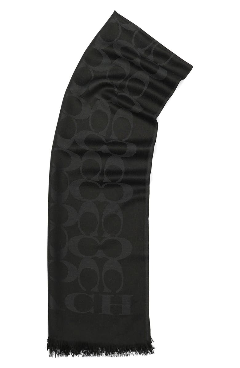 COACH Signature C Oblong Scarf, Alternate, color,