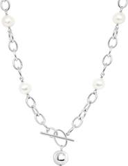 EFFY Sterling Silver Freshwater Pearl Toggle Necklace